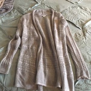 Gray cardigan